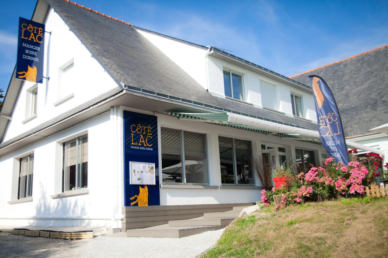 Hôtel Restaurant Logis Coté Lac Savenay Exterior foto