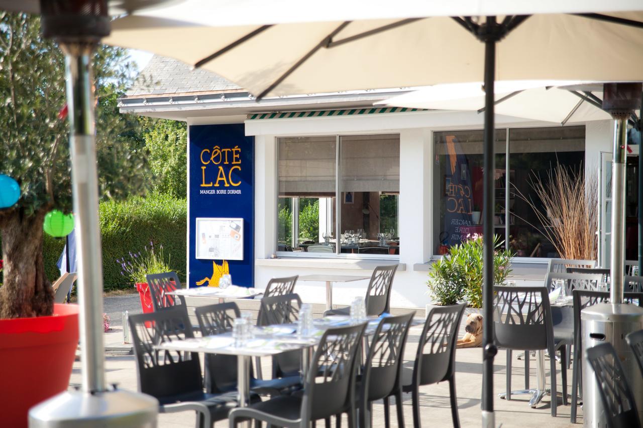 Hôtel Restaurant Logis Coté Lac Savenay Exterior foto